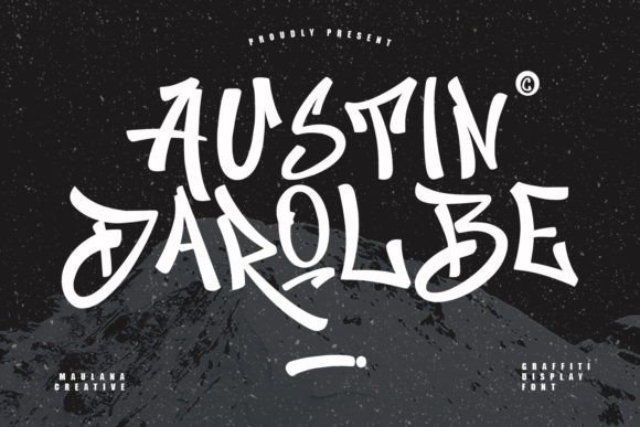 Austin Darolbe: A Bold Statement in Graffiti Brush Typography