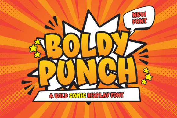 Boldy Punch: The Font That Adds Superhero Energy to Your Creations