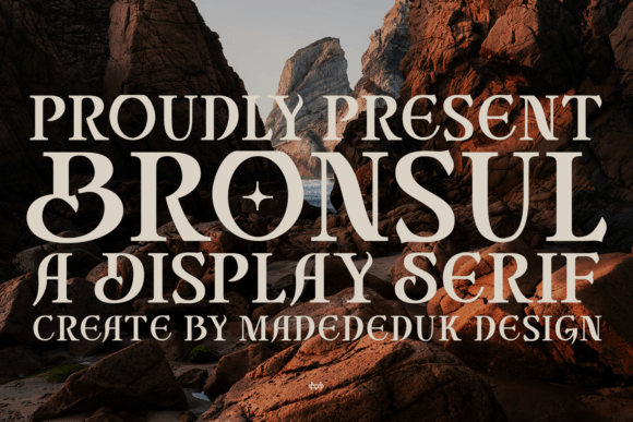 Bronsul: A Serif Font That Adds Character to Branding