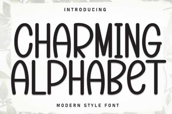 Charming Alpabet: A Playful Typographic Gem for Creative Brands