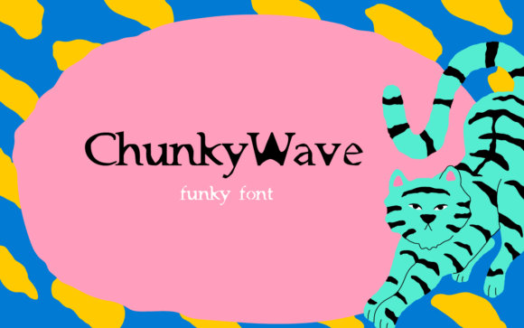 Chunky Wave: A Bold Font for Impactful Digital Design