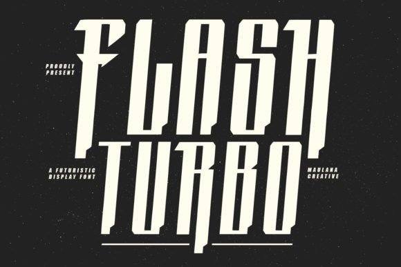 Flash Turbo: A Bold Typeface for Digital Branding