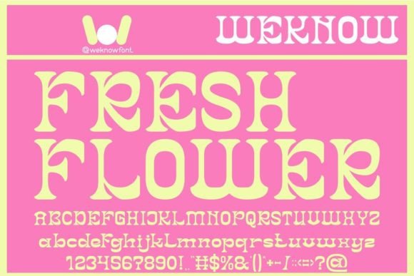 Fresh Flower: A Font That Breathes New Life Into Your Brand