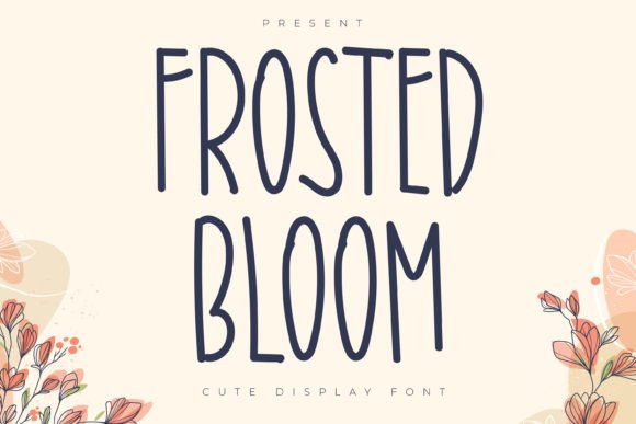 Frosted Bloom: A Playful Font for Digital Branding