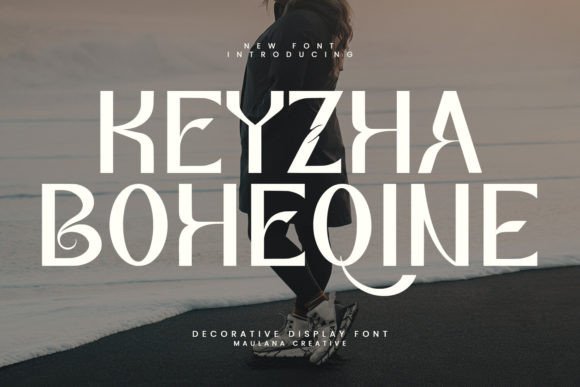 Keyzha Boheqine: A Vintage-Inspired Font for Handmade Creators