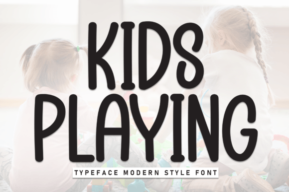 Kids Playing: A Fun Font for Digital Design
