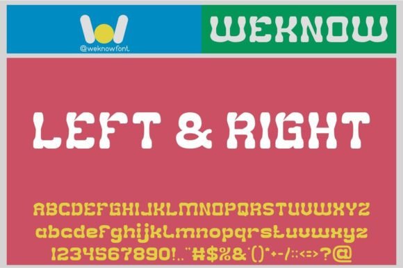 Left and Right: The Font That Elevates Your Campaigns