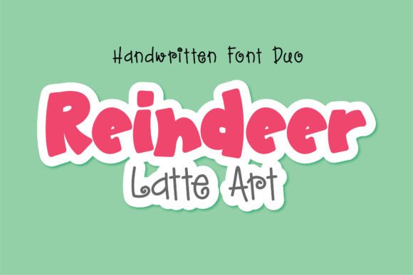 Reindeer Latte Art: A Display Font for Modern Web Design
