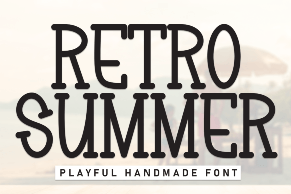 Rerto Summer: A Warm and Playful Display Font for Editorial Design