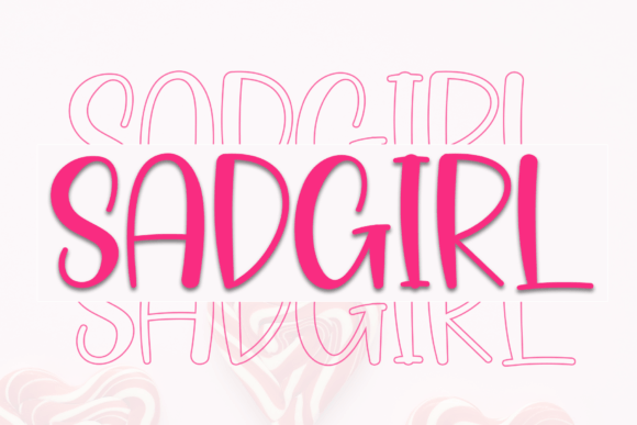 Sadgirl: A Playful Font for Bold Digital Expression