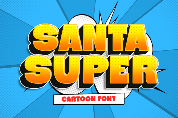 Santa Super: A Bold Display Font for Web Design