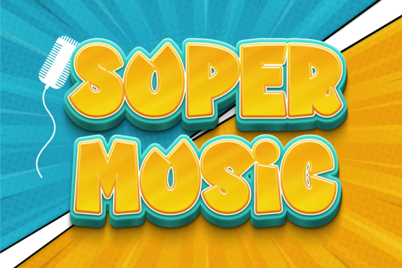 Super Music: A Vibrant Display Font for Digital Design