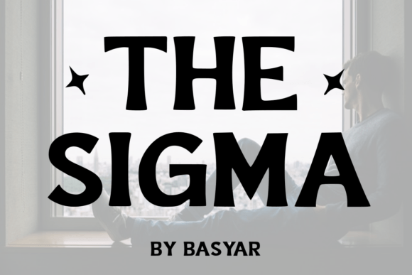The Sigma Font for Crafters and Product Creators