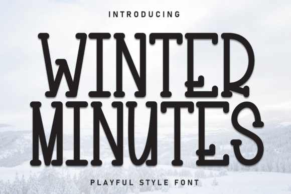 Winter Minutes: A Handwritten Font for Whimsical Design