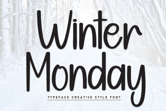 Winter Monday: A Playful Handwritten Font for Creative Branding