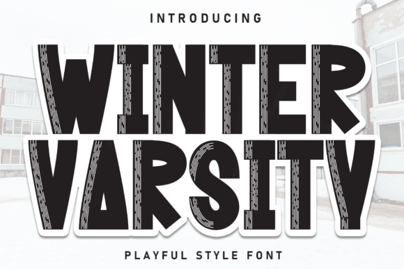 Winter Varsity: The Font That Adds Energy to Your Campaigns