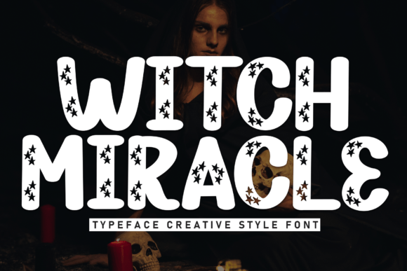 Witch Miracle: A Handwritten Display Font for Crafters and Designers